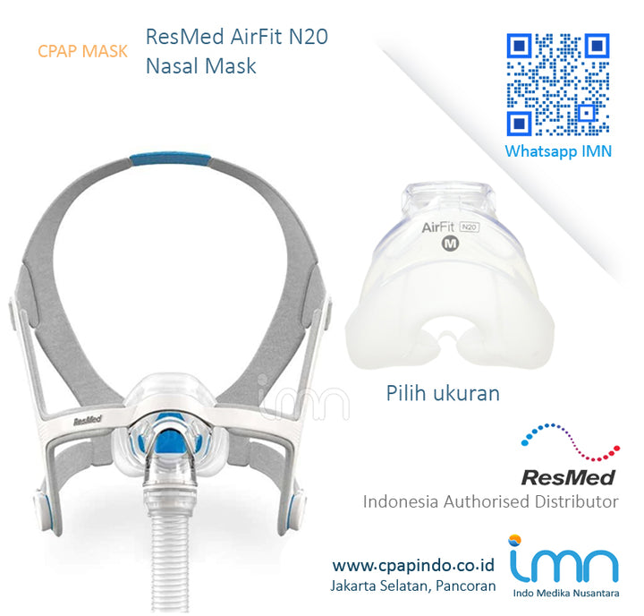 Philips DreamStation Auto CPAP+ResMed AirFit N20 Nasal Mask